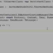 Delphi Labs DataSnap XE Authentication And Authorization Part 1 2