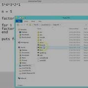 099 Learn Python And Ruby Programming Program To Find Factorial Of Any Number
