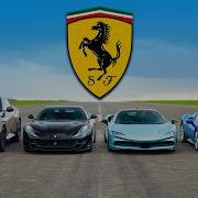 Ferrari Purosangue V 812 V SF90 V 296 GTB DRAG RACE