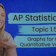 AP Statistics Модуль 1 Графики для одной количественной переменной CED 1 5 Конспект лекций