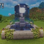 Minecraft How To Build A Fountain Tutorial Easy