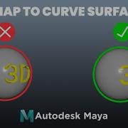 Maya Snap To Curve Surface FAST Conform Tool Trick