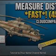 Cloud Compare как измерить расстояние между двумя точками