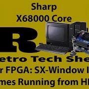 Процессор Sharp X68000 на FPGA MiSTer установка и настройка SX Window запуск игр с жесткого ди