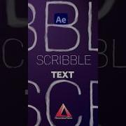 How To Create Scribbled Text In After Effects Tutorial