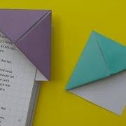 Easy Origami Bookmark Corner How To Make A Corner Bookmark DIY