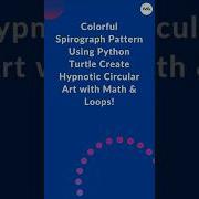 Mesmerizing Spirograph Art With Python Turtle Graphics Shorts