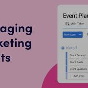 Managing Marketing Events Monday Com Tutorials