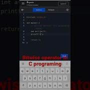 Bitwise Operator In C Programing