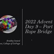 Python Solution Advent Of Code 2022 Day 09 Part 1 Rope Bridge