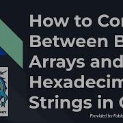How To Convert A Byte Array To A Hexadecimal String In C