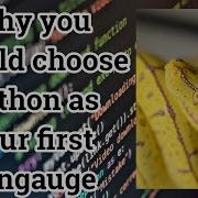 Why You Should Choose Python As Your First Programming Language
