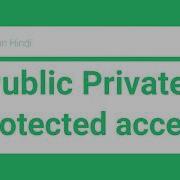 Access Modifier In Python Public Private Protected Python Tutorial For Absolute Beginners Hindi