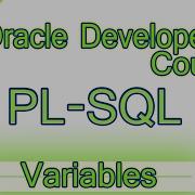 02 Oracle PL SQL Arabic Course Variables Part 1 المتغيرات الجزء الأول