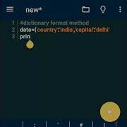 Dictionary Format Method In Python