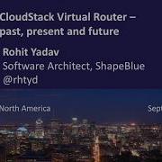 Virtual Router Past Present And Future Rohit Yadav CloudStack Collaboration Conference 2018