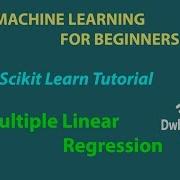 How To Implement Multiple Linear Regression Machine Learning Scikit Learn Scikit Learn Tutorial