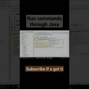 Run Commands Through Java