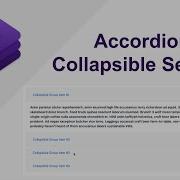 Bootstrap Accordion Collapsible Sections In Website Using Bootstrap