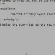 Java Programming Tutorial GridBagLayout 5 Double RowWeights
