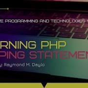 Looping Statements Integrative Programming And Technologies 1 PHP