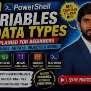 PowerShell Variables And Data Types Explained Day 7 Strings Arrays Objects For Beginners