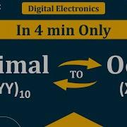 Decimal To Octal Conversion Octal To Decimal Conversion Digital Electronics Number System