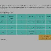 Fractional Knapsack Problem Greedy Algorithm With Step By Step Example