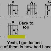 Issues CLEAN Julia Michaels Chord And Lyrics Play Along