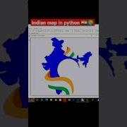 Indian Map Design In Python Shorts Python Coding Indian Indianmap