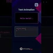 Text Animation Using Html Css Mrcodding Explore Shorts