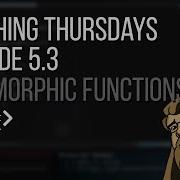 Teaching Thursdays 5 3 Polymorphic Functions