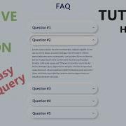 Simple And Creative FAQ With JQuery HTML CSS Простой и креативный блок ответ вопрос