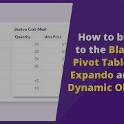 Bind Data To Blazor Pivot Table Using Expando And Dynamic Objects