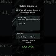 The Output Problem In Java Which You Need To Know Placement Javatutorial Java Education