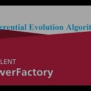 Differential Evolution Algorithm In DIgSILENT