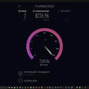 10Gbps MyRepublic Singapore XGS PON Speed Test