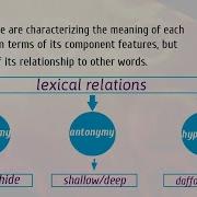 English Semantic Chapter V Lexical Relation