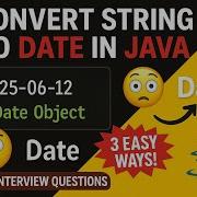 Date Conversion In Java Made Easy For Developers Automation Testers Java Interview Question