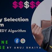 Activity Selection Problem Using Greedy Method Maximum Disjoint Intervals DSA One Course 96