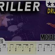Thriller DRUMS ONLY Michael Jackson DRUM SCORE Sheet Music 362 DRUMSCRIBE