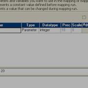 Informatica Mapping Parameter Variables