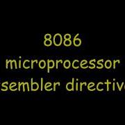 8086 Microprocessor Assembler Directives