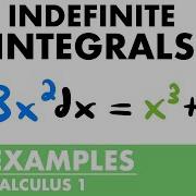 Indefinite Integrals Examples Calculus JK Math