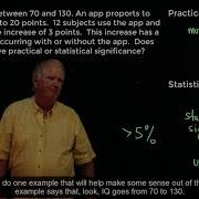 Statistical V Practical Significance