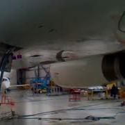 A320 Airbus Landing Gear Gravity Free Fall Test