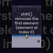 JS Interview Q62 Shift And Unshift The Lesser Known Array Methods Javascript Devshorts
