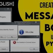 Create Message Box Using Python Tkinter Python Projects KKR