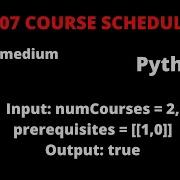 LEETCODE 207 COURSE SCHEDULE PYTHON DFS Amazon Interview Question