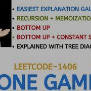 Stone Game III Basic To Optimal EASIEST Explanation META GOOGLE Leetcode 1406 Live Code